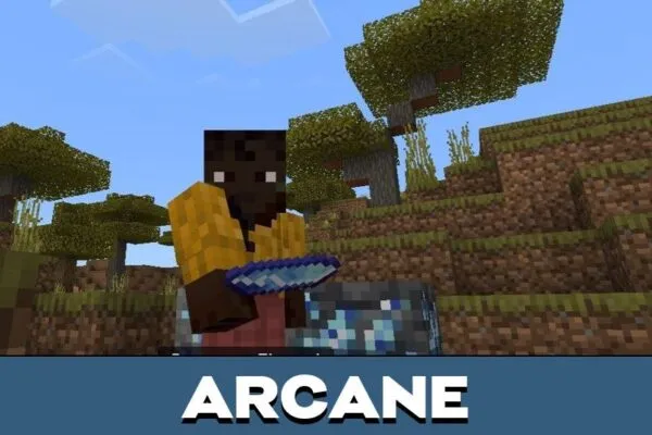 Arcane from Mythical Runes Mod for Minecraft PE