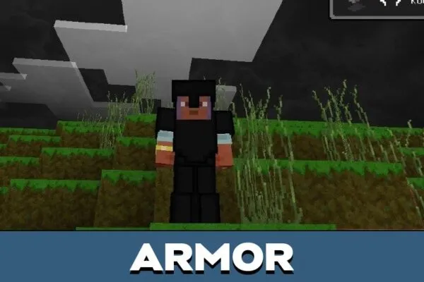 Armor from Black 128x Texture Pack for Minecraft PE