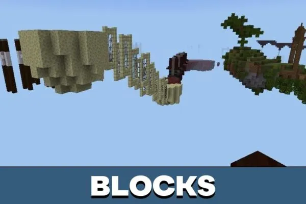 Blocks from Parkour Arena Map for Minecraft PE