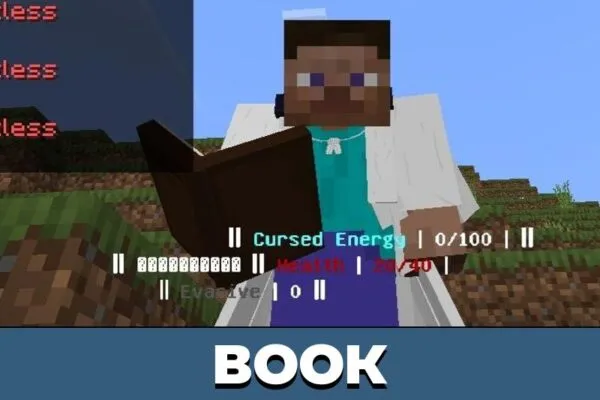 Book from Jujutsu Awakening Mod for Minecraft PE