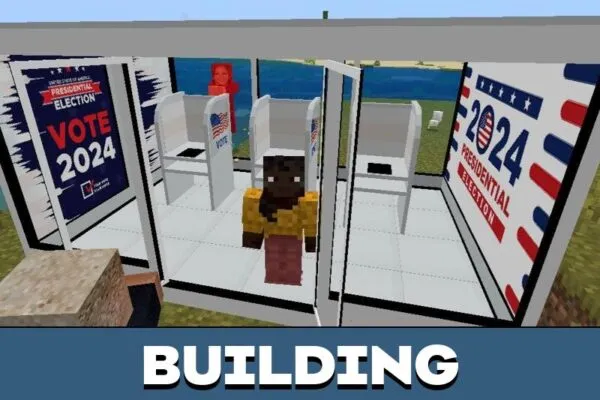 Building from US Election Mod for Minecraft PE