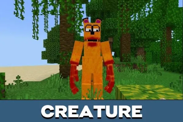 Creature from Cannibal Mod for Minecraft Bedrock