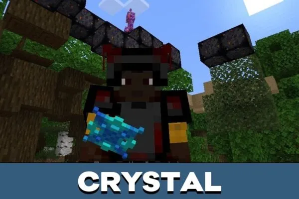 Crystal from Falling Meteors Mod for Minecraft PE