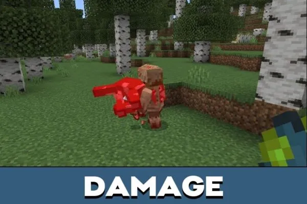 Damage from Cannibal Mod for Minecraft PE