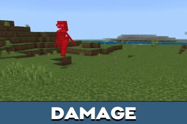 Damage from Enderwoman Mod for Minecraft PE