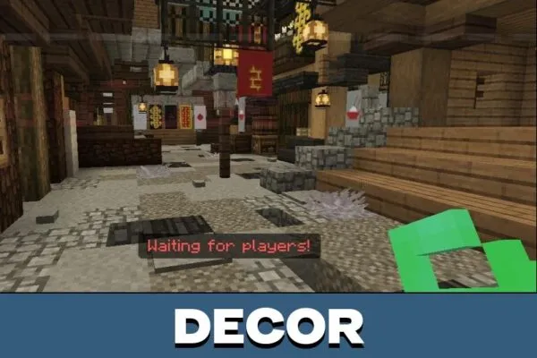 Decor from Parkour Tag Map for Minecraft PE