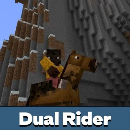 Dual Rider Mod for Minecraft PE