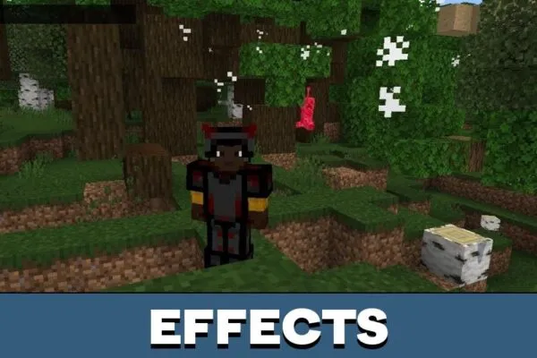 Effects from Falling Meteors Mod for Minecraft PE