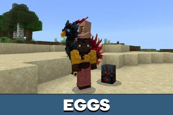 Eggs from Filolials Mod for Minecraft PE