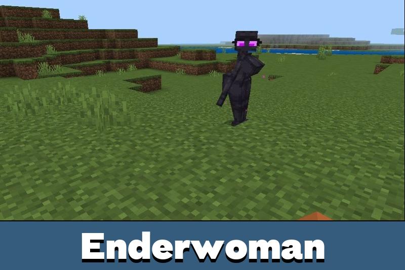 Enderwoman Mod for Minecraft PE