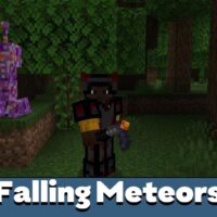 Falling Meteors Mod for Minecraft PE