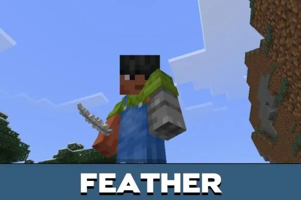 Feather from Auto Pick Up Mod for Minecraft PE