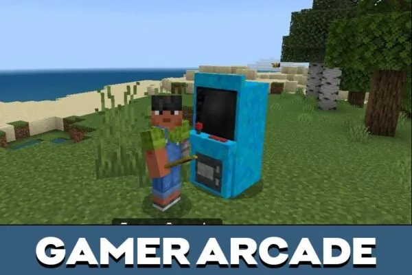 Gamer Arcade from Gaming Furniture Mod for Minecraft PE