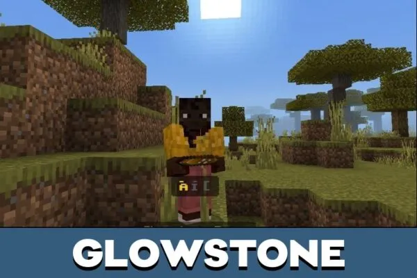 Glowstone from Mythical Runes Mod for Minecraft PE