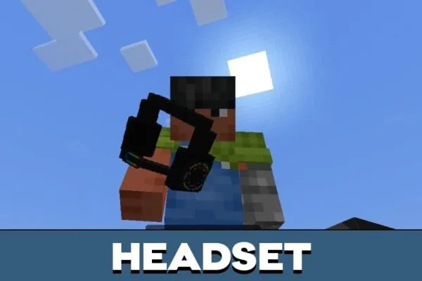 Headset from Gaming Furniture Mod for Minecraft PE