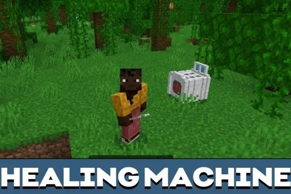 Healing Machine from Craftmon Legacy Mod for Minecraft PE