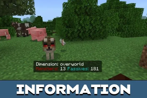 Information from Better MobCap Mod for Minecraft PE