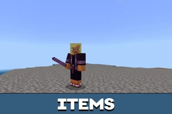 Items from Hole Filler Mod for Minecraft PE