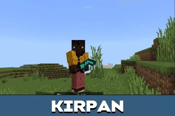 Kirpan from Ancient Weaponry Mod for Minecraft PE