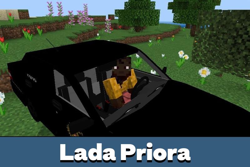 Lada Priora Mod for Minecraft PE