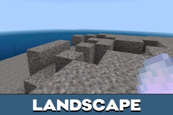 Landscape from Hole Filler Mod for Minecraft PE