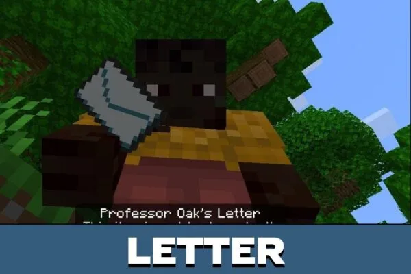 Letter from Craftmon Legacy Mod for Minecraft PE