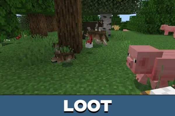 Loot from Better MobCap Mod for Minecraft PE