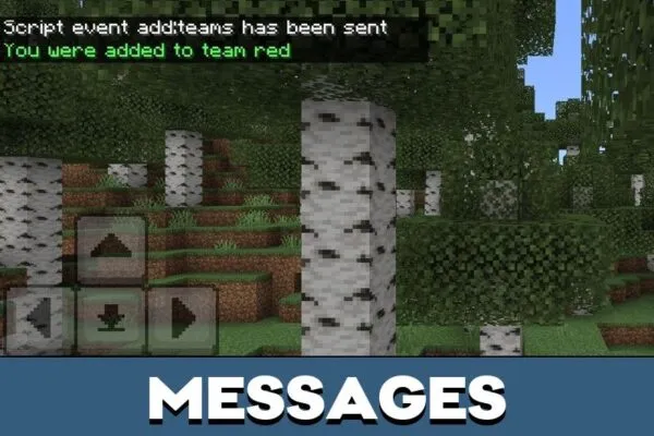 Messages from Teams Mod for Minecraft PE