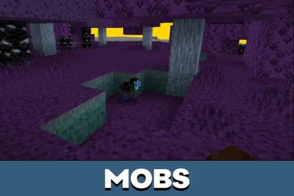 Mobs from Negative Texture Pack for Minecraft PE