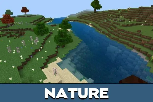 Nature from Nightzitos Texture Pack for Minecraft PE