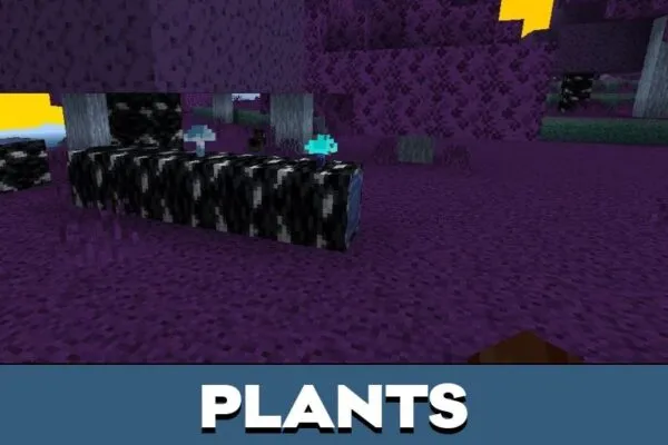 Plants from Negative Texture Pack for Minecraft PE