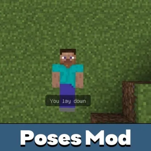 Poses Mod for Minecraft PE