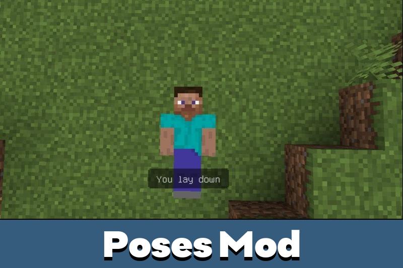 Poses Mod for Minecraft PE