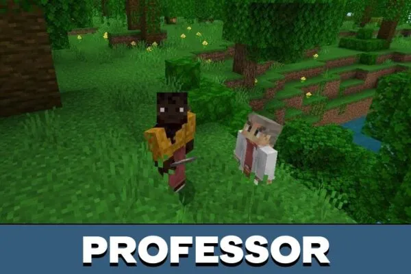 Professor from Craftmon Legacy Mod for Minecraft PE