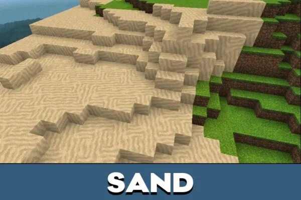 Sand from Apple Shader for Minecraft PE