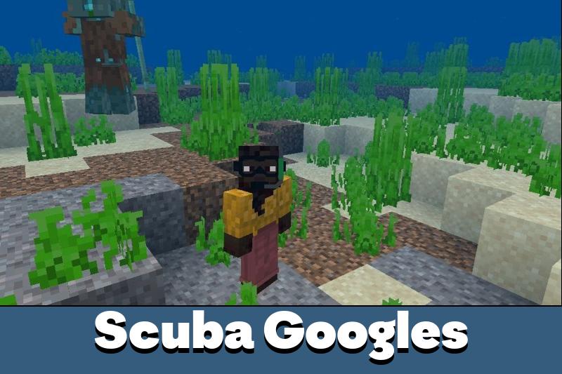 Scuba Goggles Mod for Minecraft PE