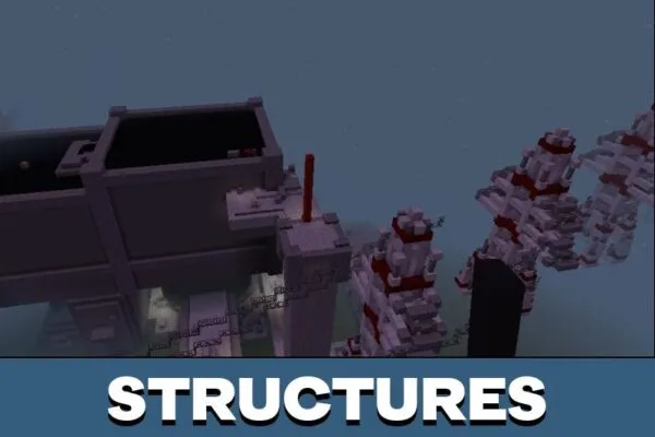 Structures from Apocalyptic Map for Minecraft PE