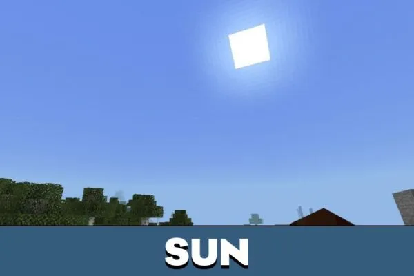 Sun from FHD Shader for Minecraft PE