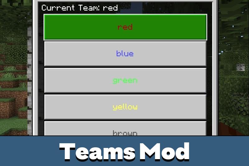 Teams Mod for Minecraft PE