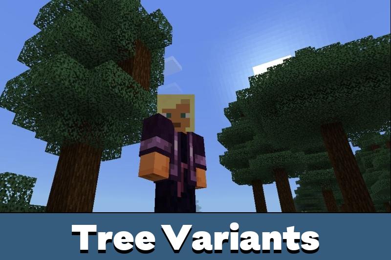 More Tree Variants Mod for Minecraft PE