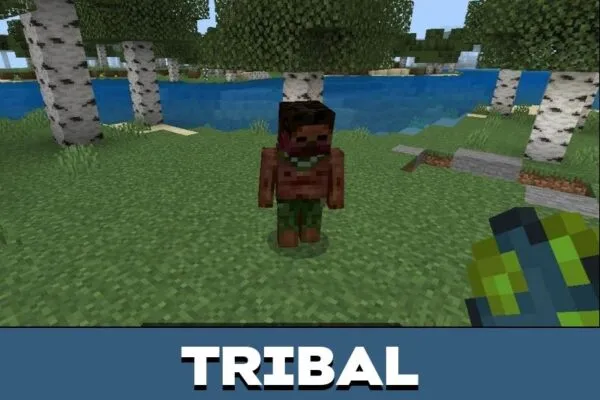 Tribal Cannibal Mod for Minecraft PE