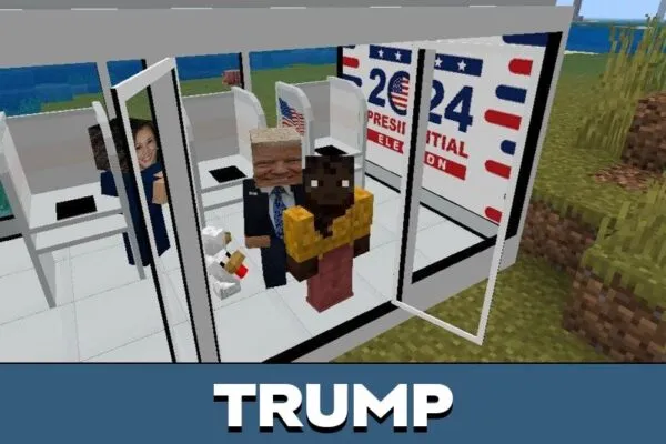 Trump from US Election Mod for Minecraft PE