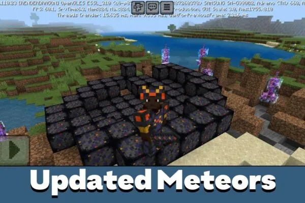 Updated from Falling Meteors Mod for Minecraft PE