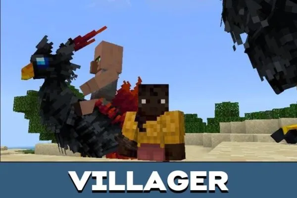 Villager from Filolials Mod for Minecraft PE