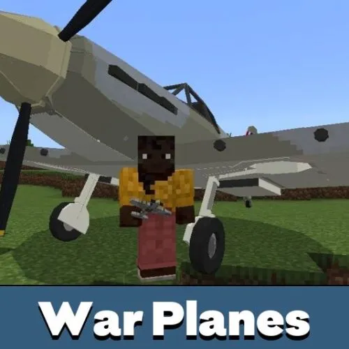 War Planes Mod for Minecraft PE