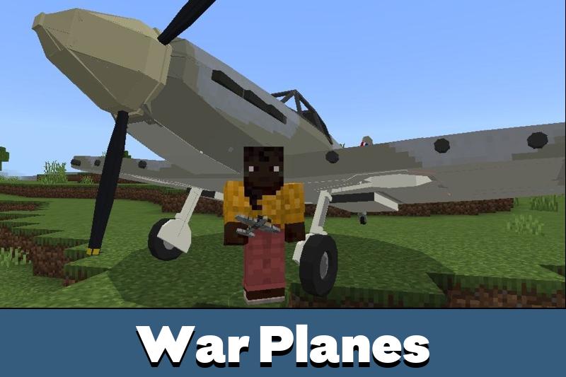 War Planes Mod for Minecraft PE