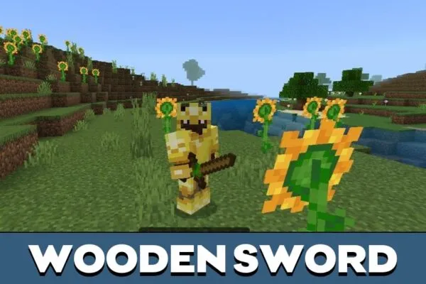 Wooden Sword from Nightzitos Texture Pack for Minecraft PE