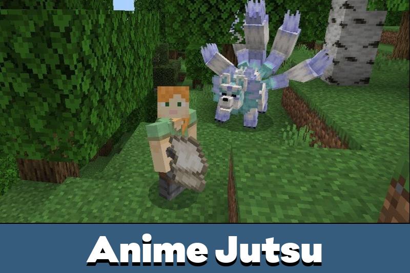 Anime Jutsu Mod for Minecraft PE