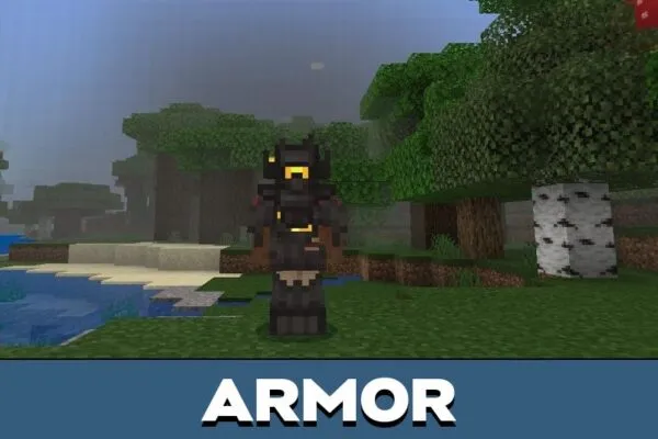 Armor from Crunching Mod for Minecraft PE