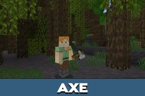 Axe from Complex Left Hand Texture Pack for Minecraft PE